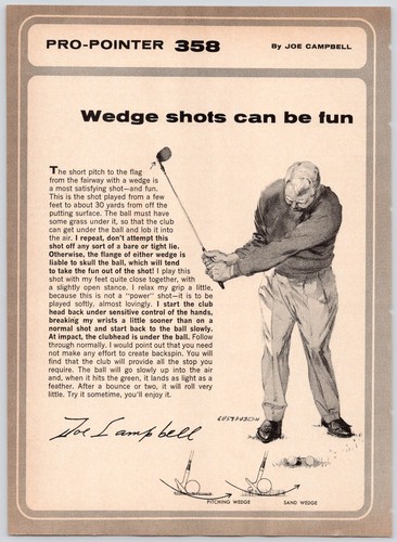 Wedge shots can fun - wedge,