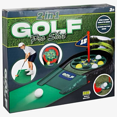 Golf pro shot putting - 1,
