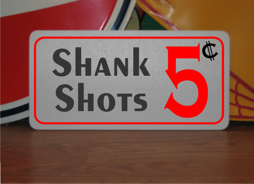 Shank shots cents - shank, sign