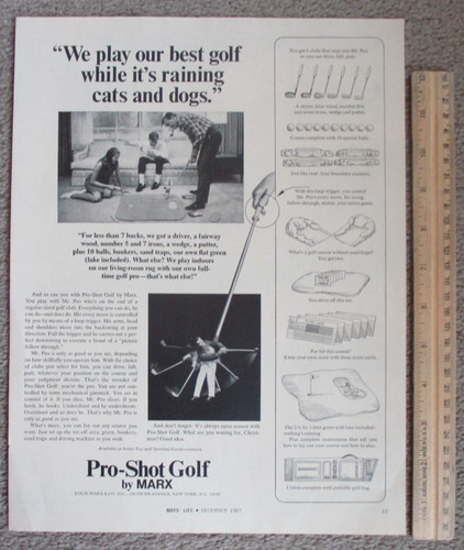 1967 pro shot golf marx - pro,